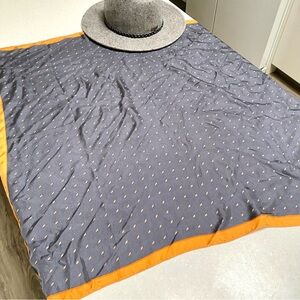 Beautiful SILK boho vintage scarf/wrap w prairie equestrian country vibe